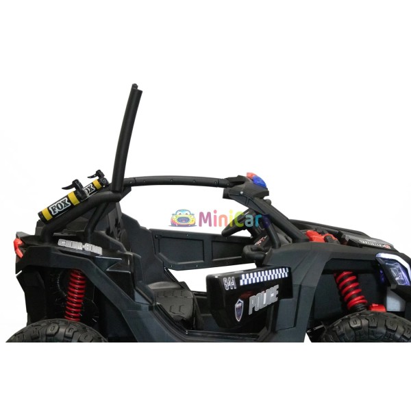 Buggy Polizia Bimbi 2 Posti 2x45W con Luci LED