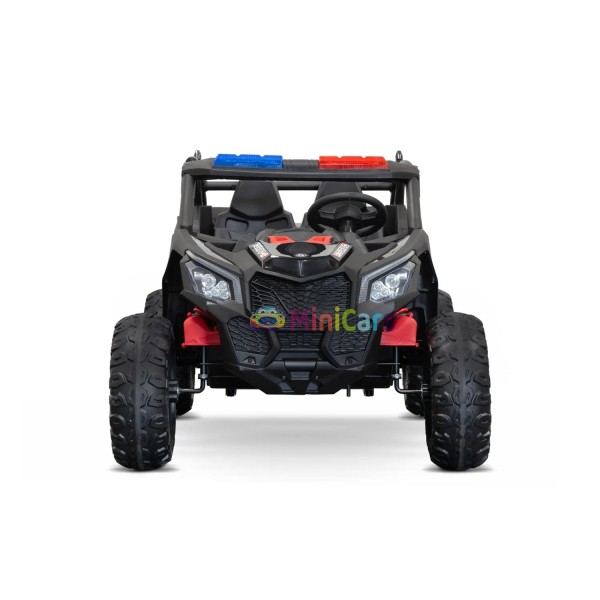 Buggy Policía Infantil 2x45W 2 Plazas con Luces LED