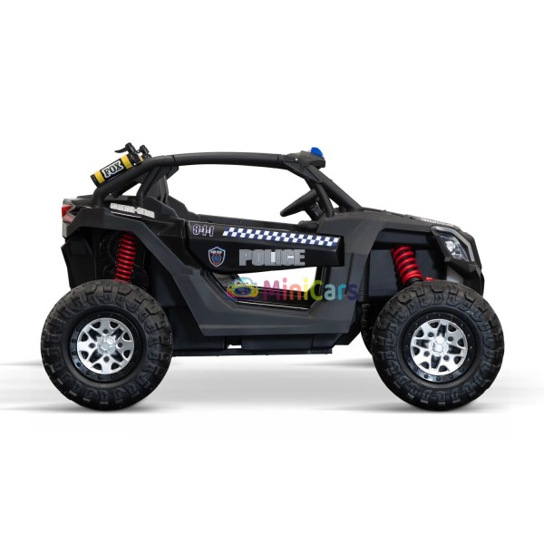 Buggy Électrique Police Enfant Premium 2 Places