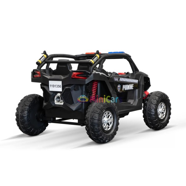 Elektrische Politie Buggy 2 Personen 2x45W met LED Zwaailichten