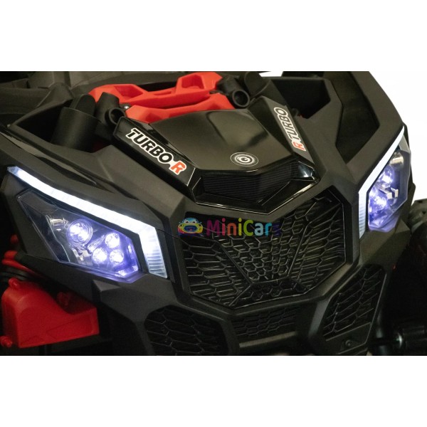 Buggy Police Enfant 2x45W 2 Places avec Gyrophares LED