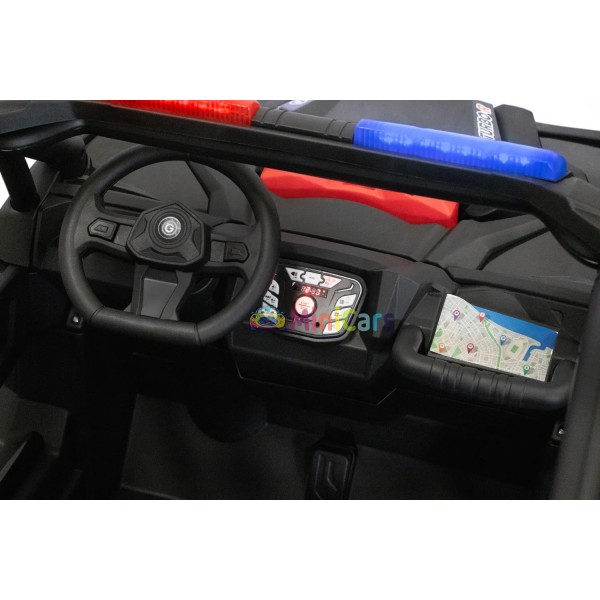 Elektrische Politie Buggy 2 Personen 2x45W met LED Zwaailichten