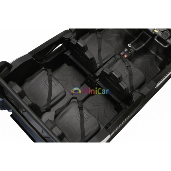 Buggy Elettrico 4 Posti 4x150W 24V Trazione Integrale | Minicars.fr