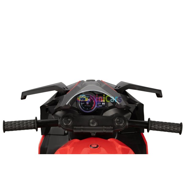 Moto électrique enfant 12V 2x25W R1800 - MP3 & LED | Minicars.fr