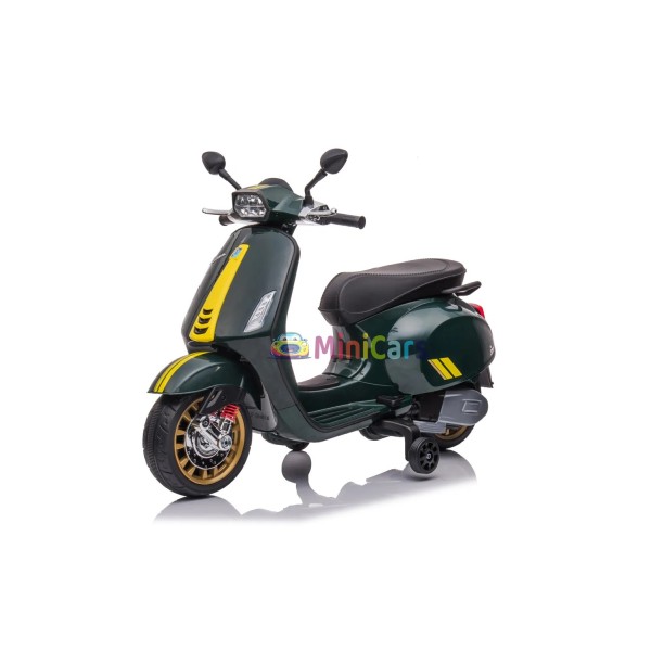 Scooter Eléctrico Vespa Niños 6V 1x25W | Minicars.fr