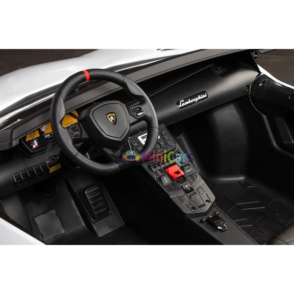 Elektrische Lamborghini Aventador SV XXL 2 zitplaatsen 2x200W | Minicars.fr