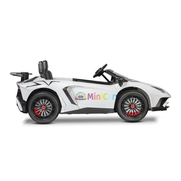 Voiture Électrique Enfant Lamborghini Aventador SV XXL 2 Places 2x200W | Minicars.fr