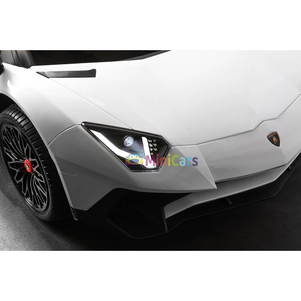 Macchina Elettrica Bambini Lamborghini Aventador SV XXL 2 Posti 2x200W | Minicars.fr