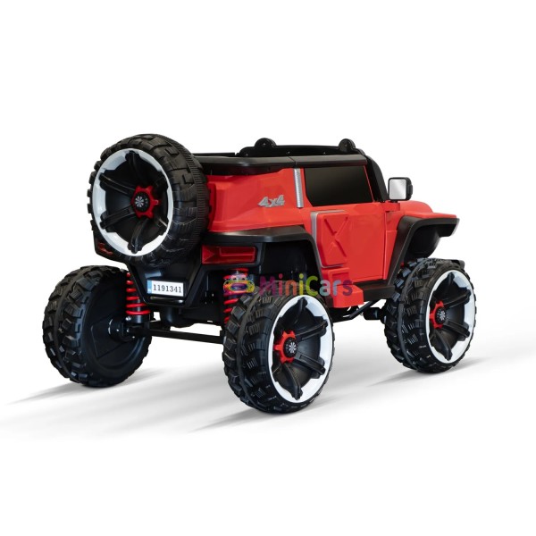 Jeep elettrica bambini 4x4 2 posti trazione integrale 4x30w