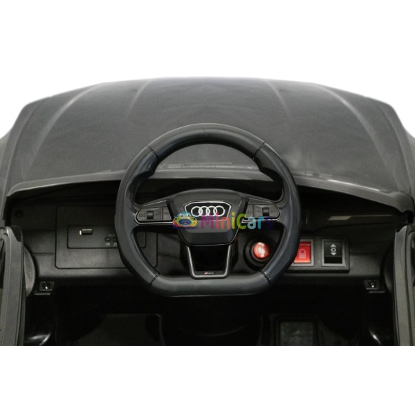 Elektrische Audi RS6 kinderauto 2 zitplaatsen 2x25W 12V | Minicars.fr