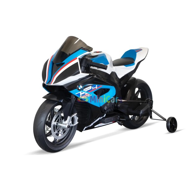 Moto Elettrica Bambini BMW HP4 2x35W 12V Ruote Rimovibili