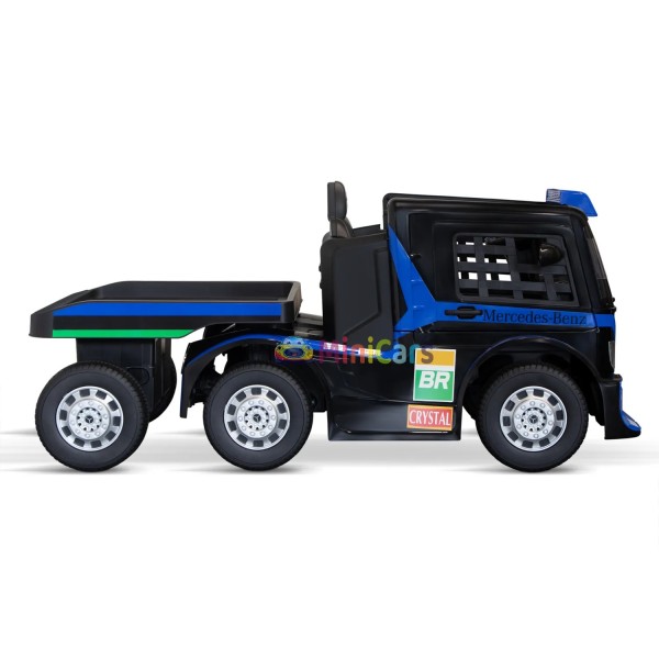Camion Électrique Enfant Mercedes AXOR 2x35W + Remorque | Minicars.fr
