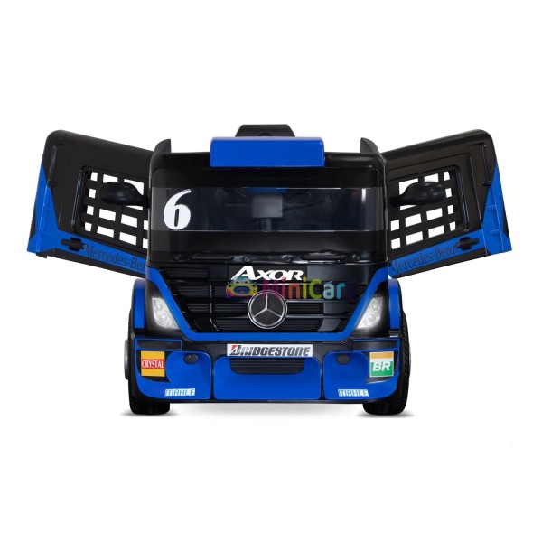 Camion Elettrico Bambino Mercedes AXOR 2x35W con Rimorchio