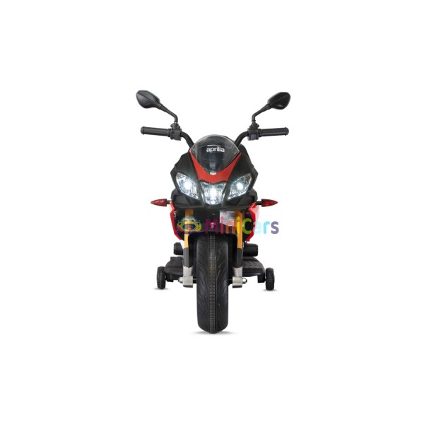 Moto Eléctrica Aprilia Tuono V4 12V 2x20W LED Niños | Minicars.es