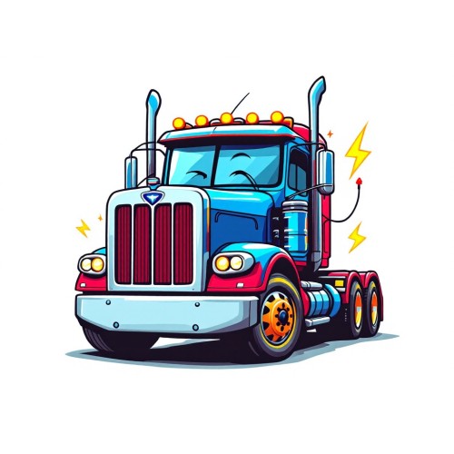 Camion Electrique avec Remorque